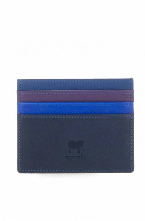 MYWALIT Cardholder KINGFISHER Multicolor Leather - 110-73