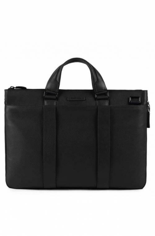 PIQUADRO Bag Modus Special briefcase Leather black Expandable - CA4021MOS-N