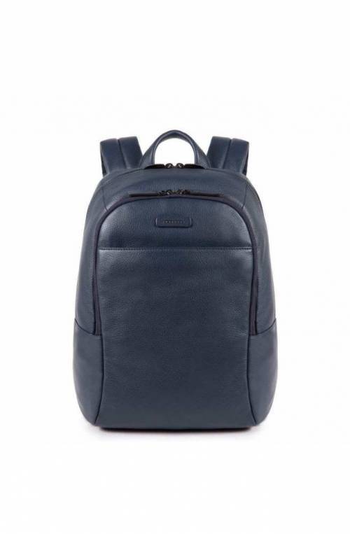 PIQUADRO Backpack Modus Special Male Leather Blue - CA3214MOS-BLU