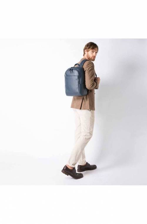 PIQUADRO Mochila Modus Special Hombre Cuero Azul - CA3214MOS-BLU