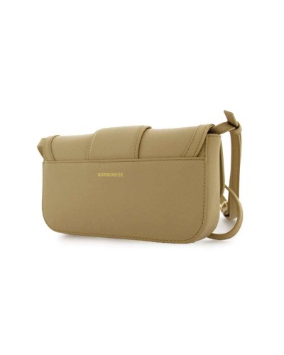 BORBONESE Bolsa Mujer Cuero Beige - 922001-AB6-C75