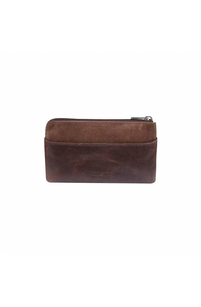 SAMSONITE Geldbörse Herren Leder Braun - CJ0-07517