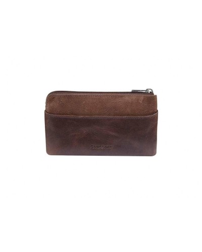 SAMSONITE Wallet Male Leather Brown - CJ0-07517