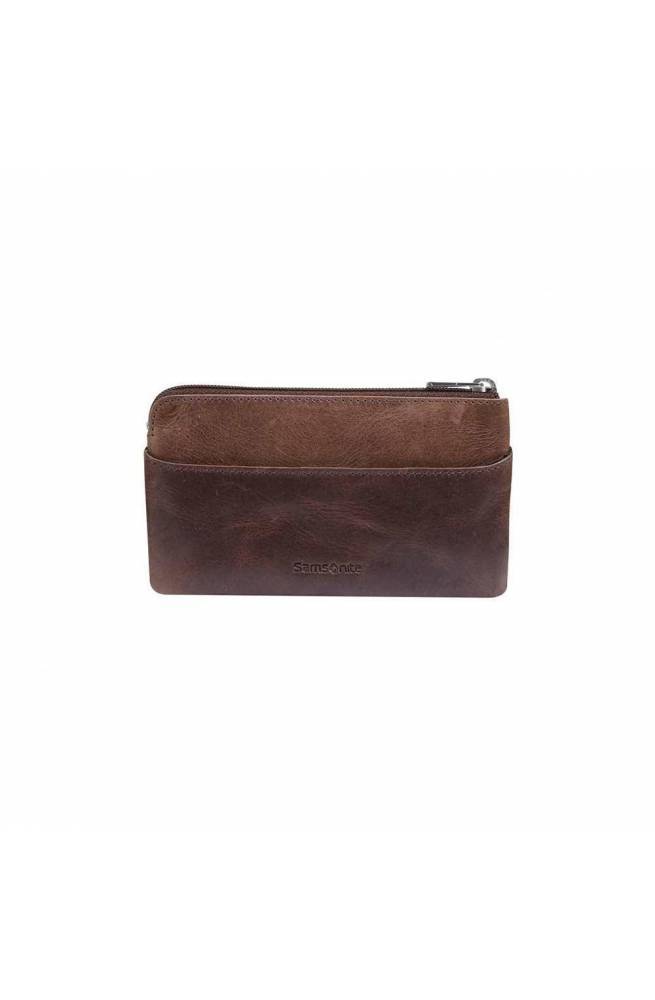 SAMSONITE Wallet Male Leather Brown - CJ0-07517