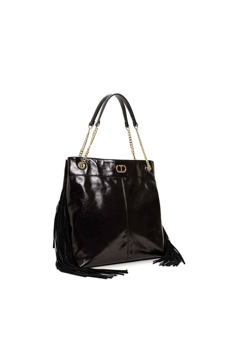 Borsa TWIN-SET Donna Pelle Nero - 221TD8301-00006 - PoppinsBags