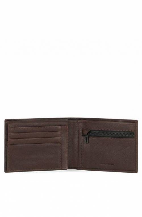 PIQUADRO Wallet Harper Leather Brown RFID - PU5761APR-TM