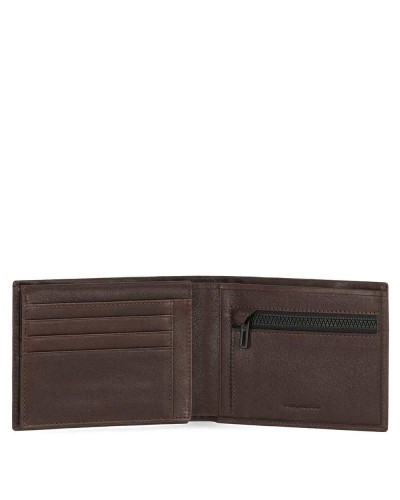 PIQUADRO Wallet Harper Leather Brown RFID - PU5761APR-TM