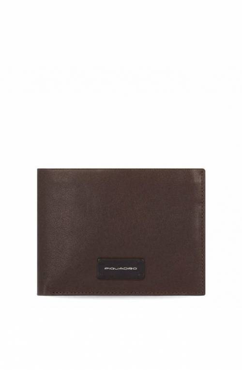PIQUADRO Wallet Harper Leather Brown RFID - PU5761APR-TM