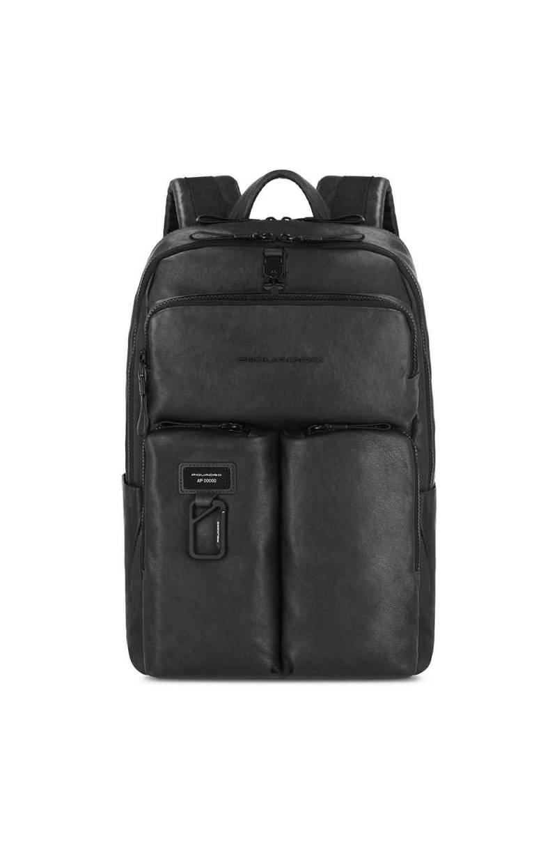 Zaino PIQUADRO RFID Harper Uomo Pelle Nero - CA5676AP-N - PoppinsBags