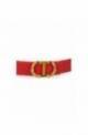 TWIN-SET Belt Female Leather red - 221TO5010-00456-M