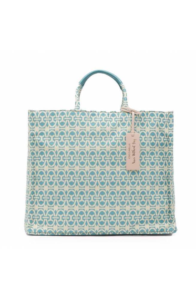 Borsa COCCINELLE Never Without Donna Shopper Tessuto-pelle Multicolore -  E1LBD180101566 - PoppinsBags