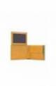 PIQUADRO Wallet Blue Square Male Leather yellow - PU1392B2R-G9