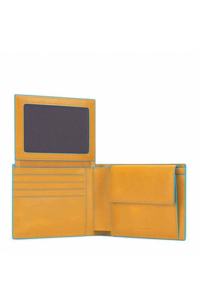 Portafoglio PIQUADRO Blue Square Uomo Pelle Giallo - PU1392B2R-G9 -  PoppinsBags