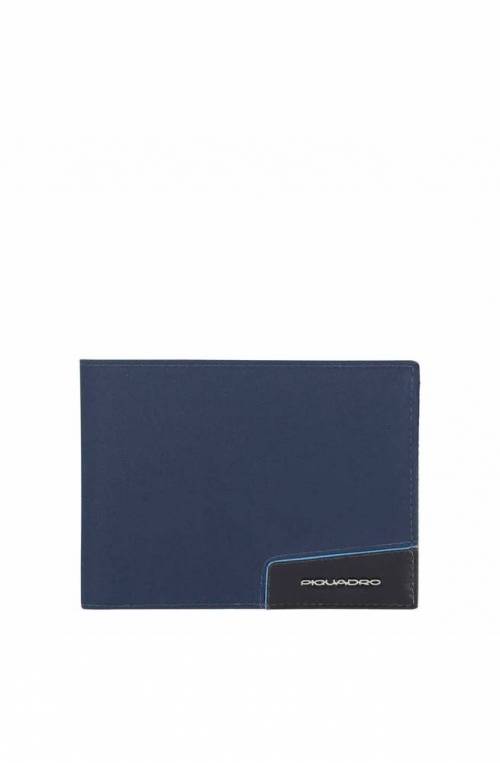 PIQUADRO Wallet Ryan RFID Male Recycled nylon Blue - PU257RYR-BLU