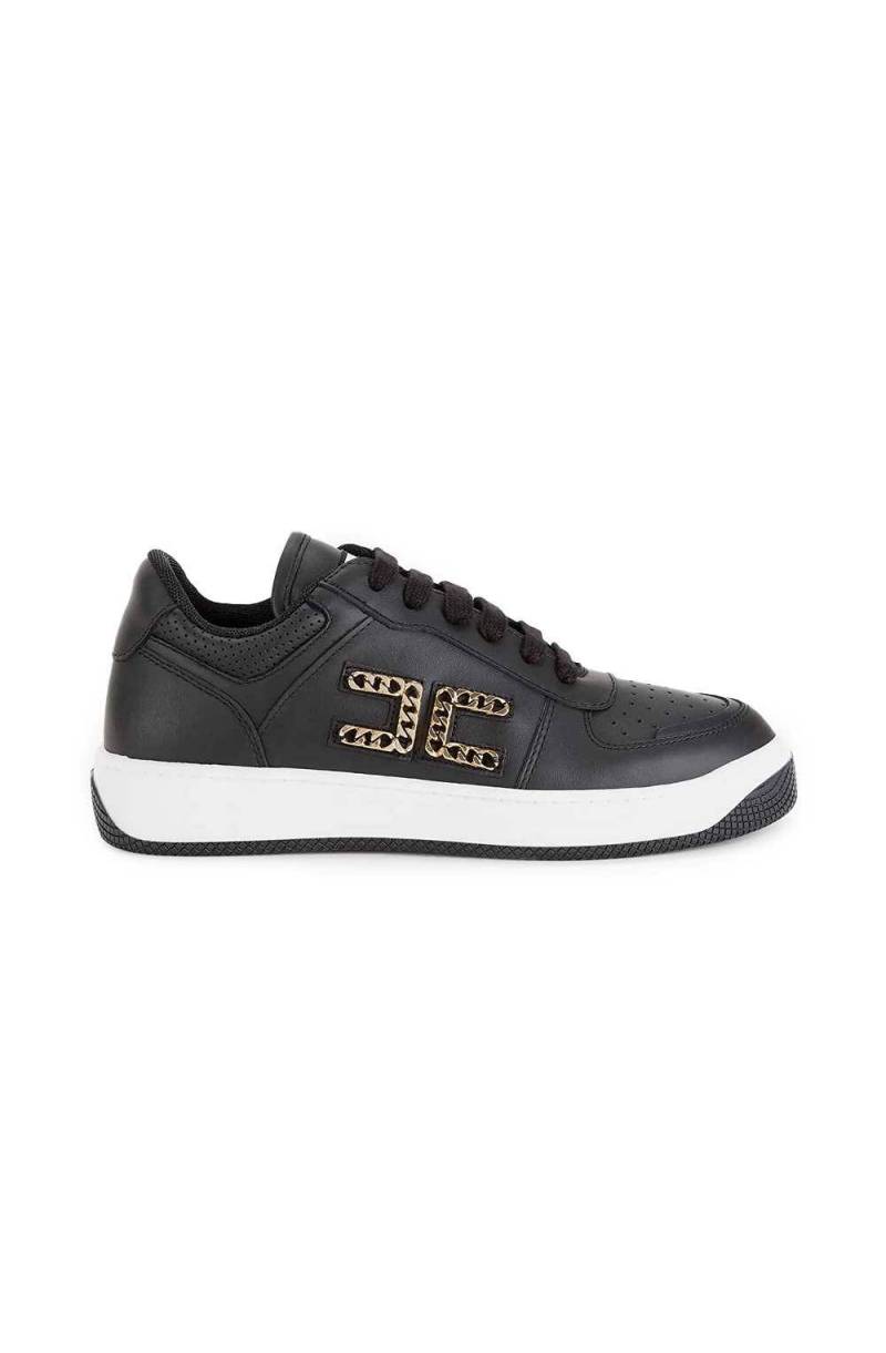 Scarpe ELISABETTA FRANCHI Sneakers Donna Pelle Nero - SA-59H-21E2-V260-38 -  PoppinsBags