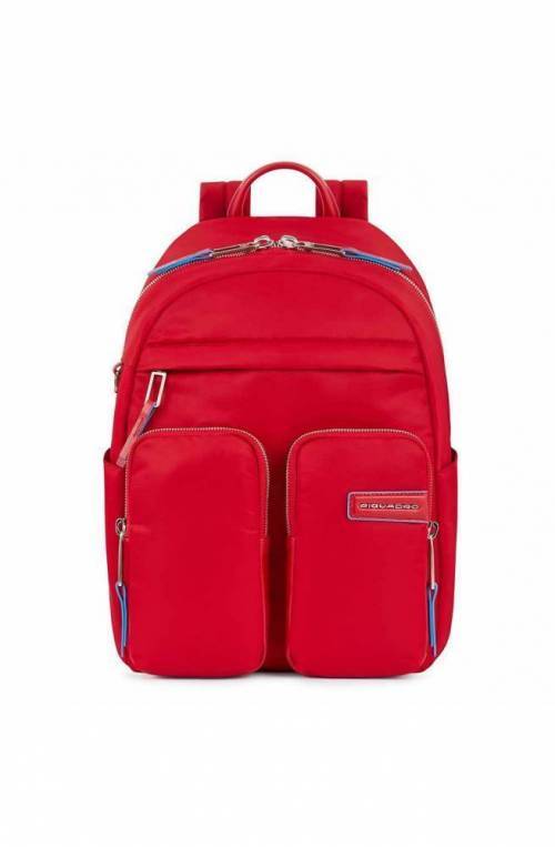 PIQUADRO Backpack Ryan Male Leather, fabric red - CA5705RY-R
