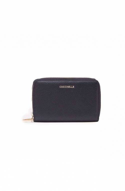 COCCINELLE Wallet METALLIC SOFT Female Leather Black - E2LW511B301001