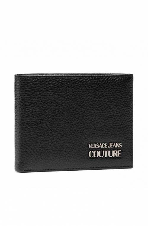 VERSACE JEANS COUTURE Wallet Male Leather Black - 72YA5PA1ZP114899