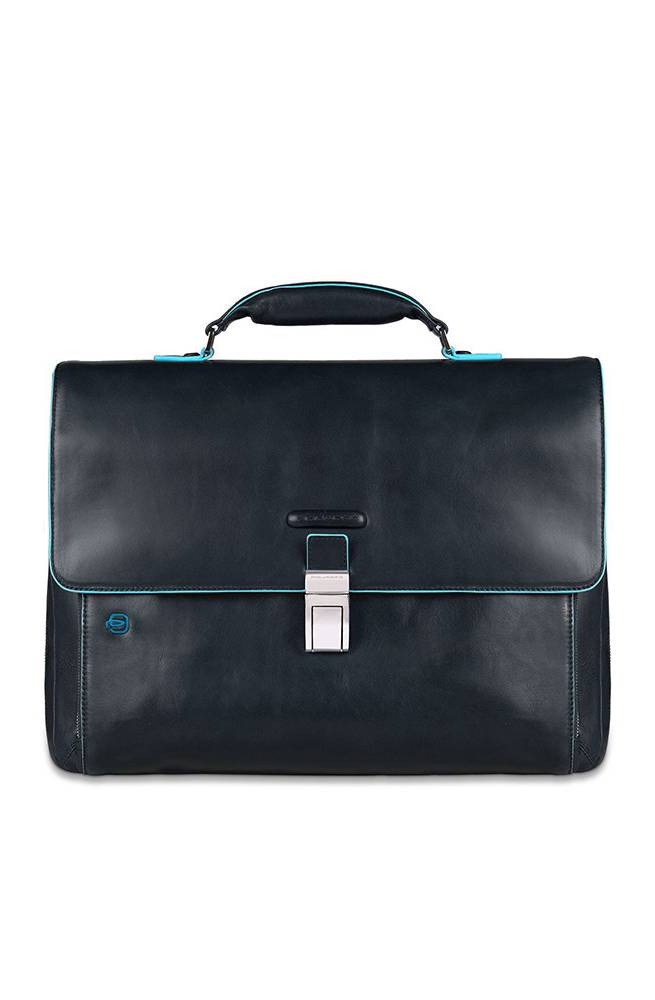 Borsa PIQUADRO Blue Square Cartella Pelle Blu CA3111B2-BLU2