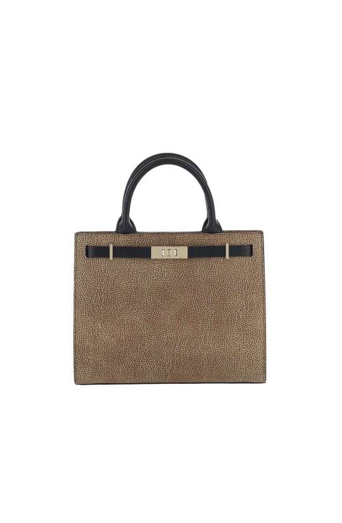 BORBONESE Bag OUT OF OFFICE Female Brown-Black - 924641-AI4-311
