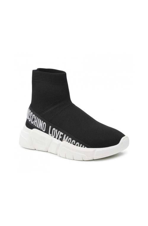 LOVE MOSCHINO Shoes Sneakers Female Black 41 - JA15633G1DIZ300B-41