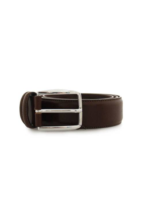 OFFICINE DEL CUOIO Belt Male Leather Adjustable Brown - 103-35TMORO