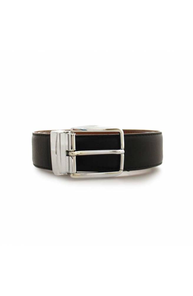 OFFICINE DEL CUOIO Cinturón Hombre Cuero Reversible Negro Marrón - 122-35NEMAR