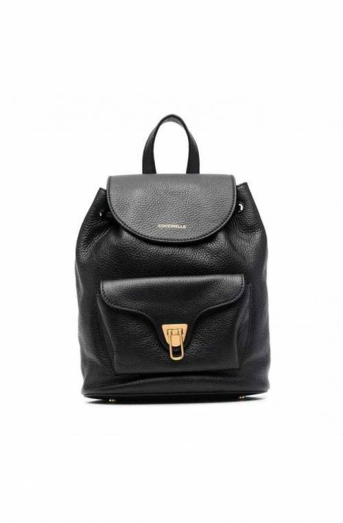 COCCINELLE Backpack BEAT SOFT Female Leather Black - E1MF6140201001