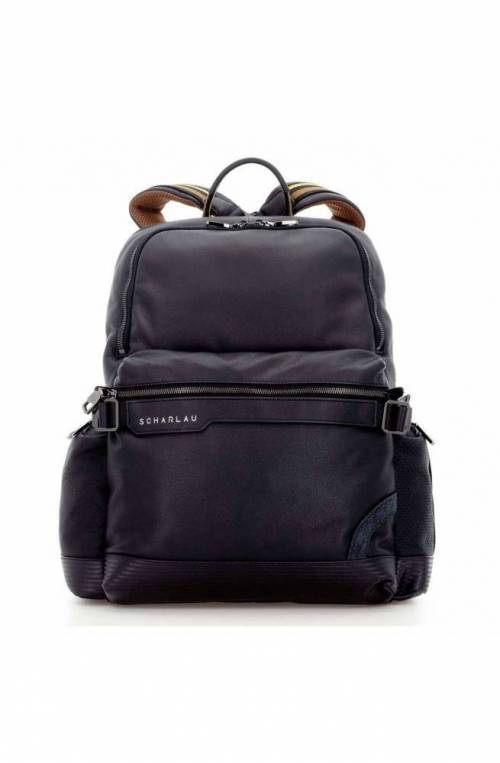 SCHARLAU Backpack WUXOR SLACKLINE Male Leather Black - BA10-L05BK