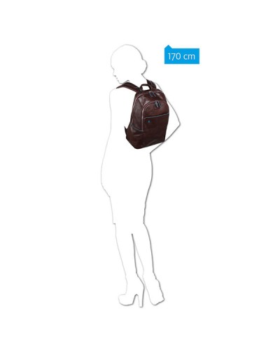 Piquaddro Computer backpack Blue Square ca3214b2-mo