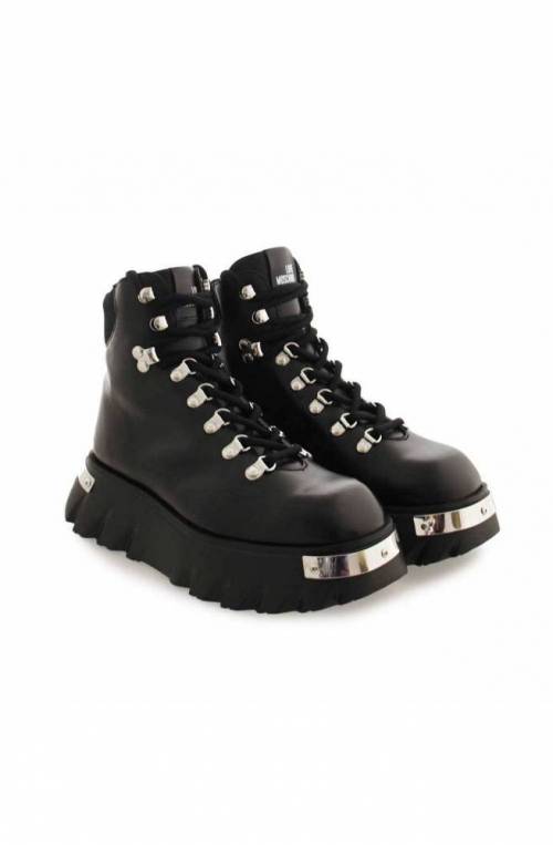 Scarpe LOVE MOSCHINO Anfibio Donna Nero 40 - JA21346G0FIA700A-40