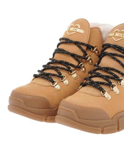 LOVE MOSCHINO Shoes Snow boot Female light brown 37 - JA15884G0FIP120A-37