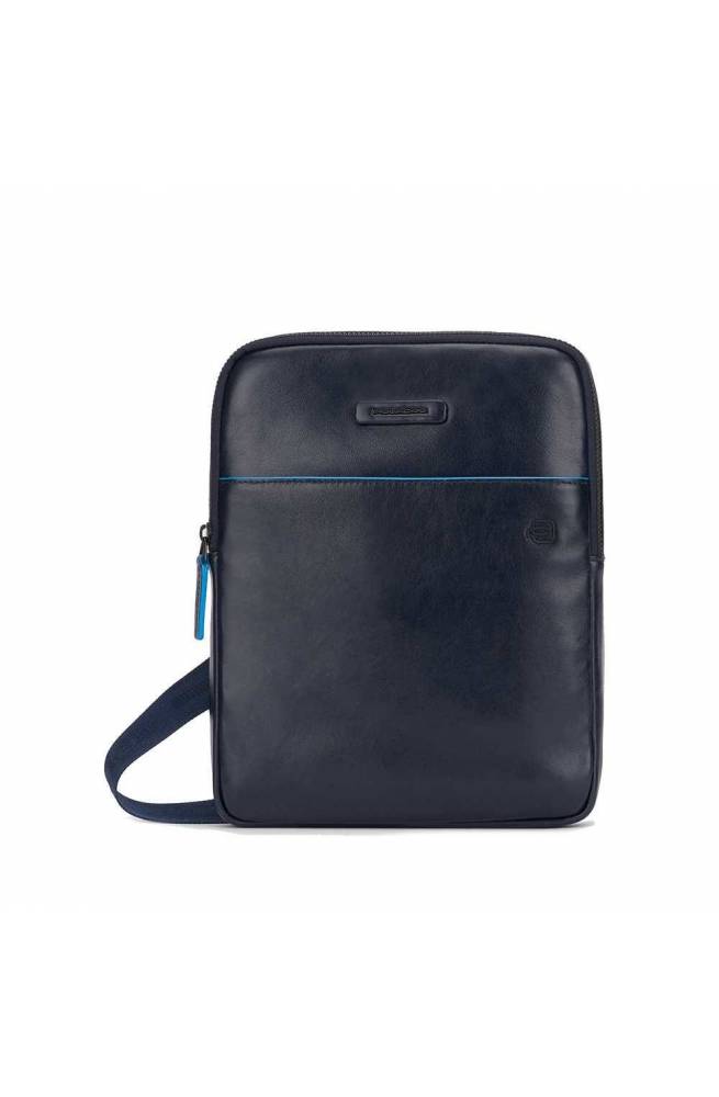 PIQUADRO Bolsa Blue Square Bandolera Cuero Azul - CA5943B2V-BLU