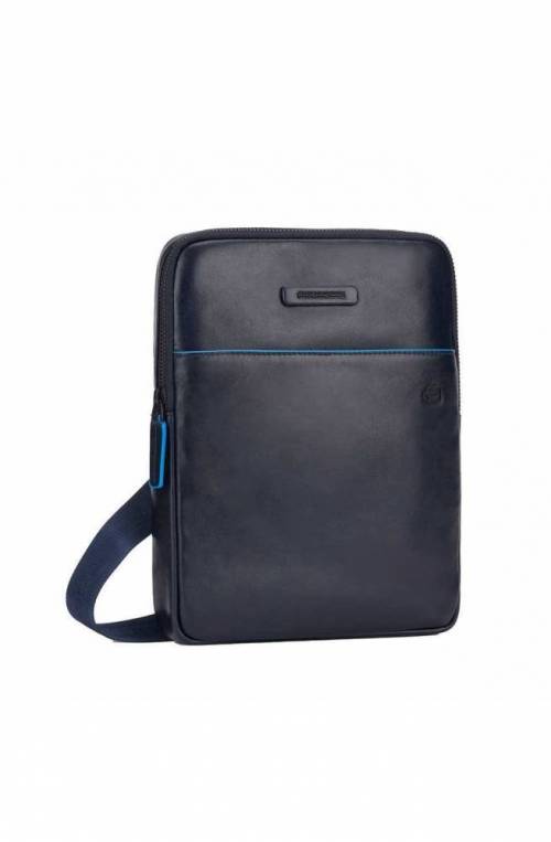 PIQUADRO Bolsa Blue Square Bandolera Cuero Azul - CA5943B2V-BLU