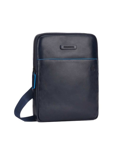 PIQUADRO Bolsa Blue Square Bandolera Cuero Azul - CA5943B2V-BLU