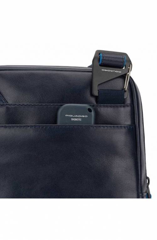 PIQUADRO Bolsa Blue Square Bandolera Cuero Azul - CA5943B2V-BLU