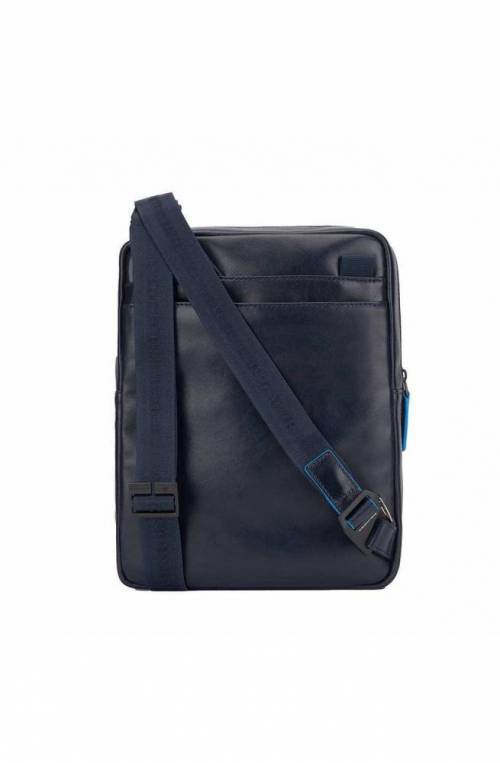 PIQUADRO Bolsa Blue Square Bandolera Cuero Azul - CA5943B2V-BLU