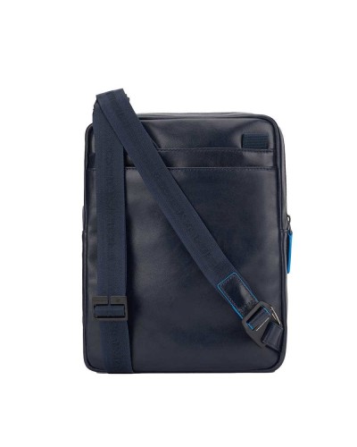 PIQUADRO Bolsa Blue Square Bandolera Cuero Azul - CA5943B2V-BLU