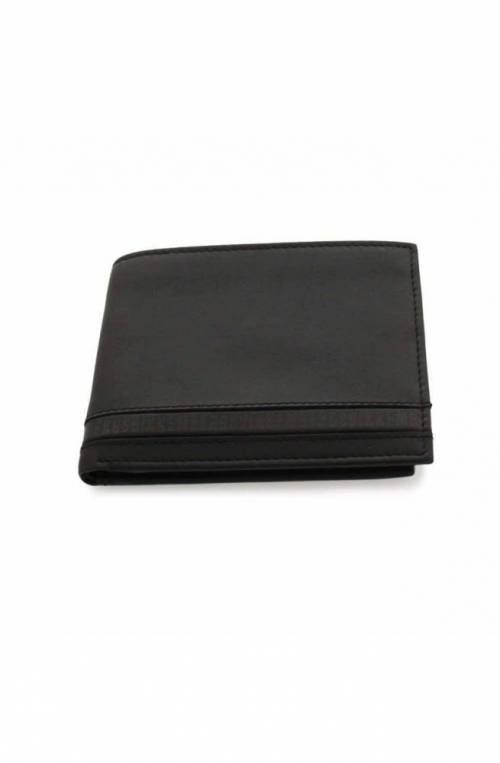 BIKKEMBERGS Wallet NEW SCUBA Male Leather Black - E4BPME2O3043D38