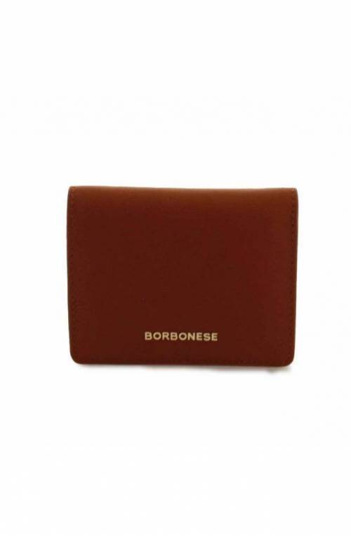 BORBONESE Wallet Female Leather Brown - 920096-AB6-Q82