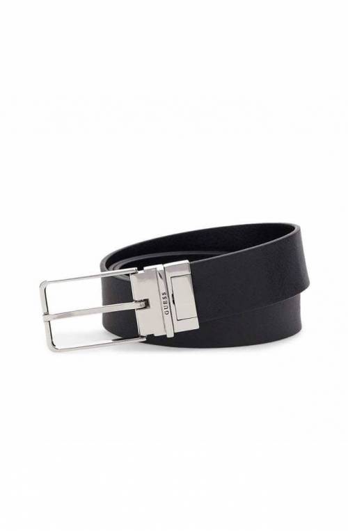GUESS Belt Male Leather M Reversible Black - BM7594LEA35BLA-M