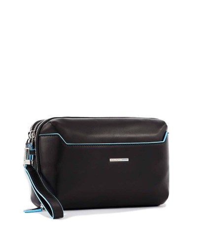 PIQUADRO Bag BLUE SQUARE Unisex Clutches Leather Black - AC5940B2R-N