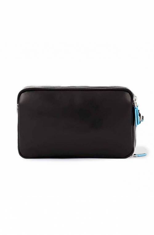 PIQUADRO Bag BLUE SQUARE Unisex Clutches Leather Black - AC5940B2R-N