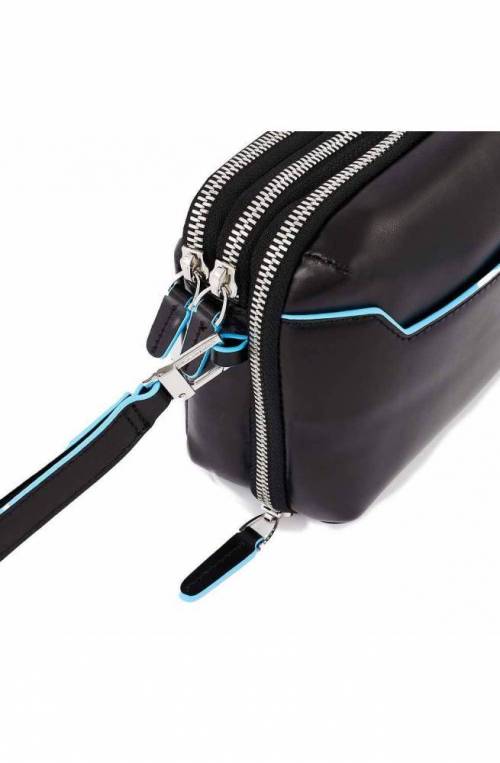 PIQUADRO Bag BLUE SQUARE Unisex Clutches Leather Black - AC5940B2R-N