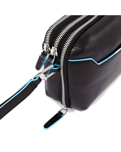 PIQUADRO Bag BLUE SQUARE Unisex Clutches Leather Black - AC5940B2R-N