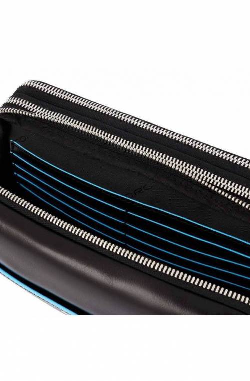 PIQUADRO Bag BLUE SQUARE Unisex Clutches Leather Black - AC5940B2R-N