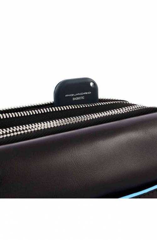 PIQUADRO Bag BLUE SQUARE Unisex Clutches Leather Black - AC5940B2R-N