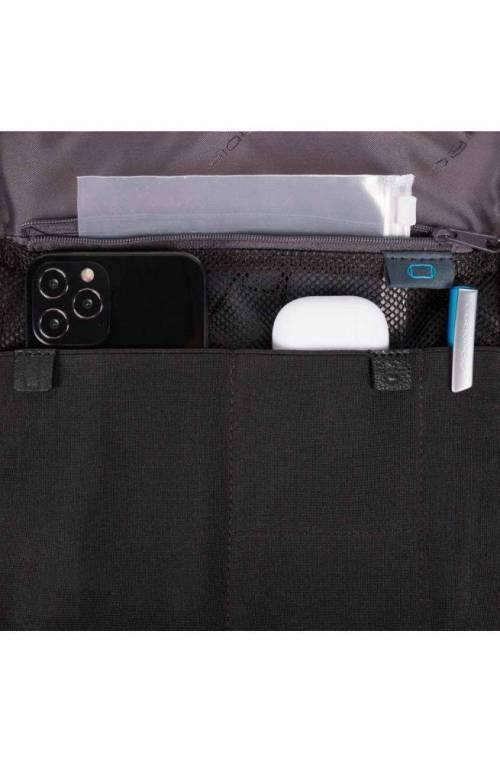 PIQUADRO Tasche Brief 2 Herren Umhängetasche Schwarz sistem RFID - CA1816BR2-N