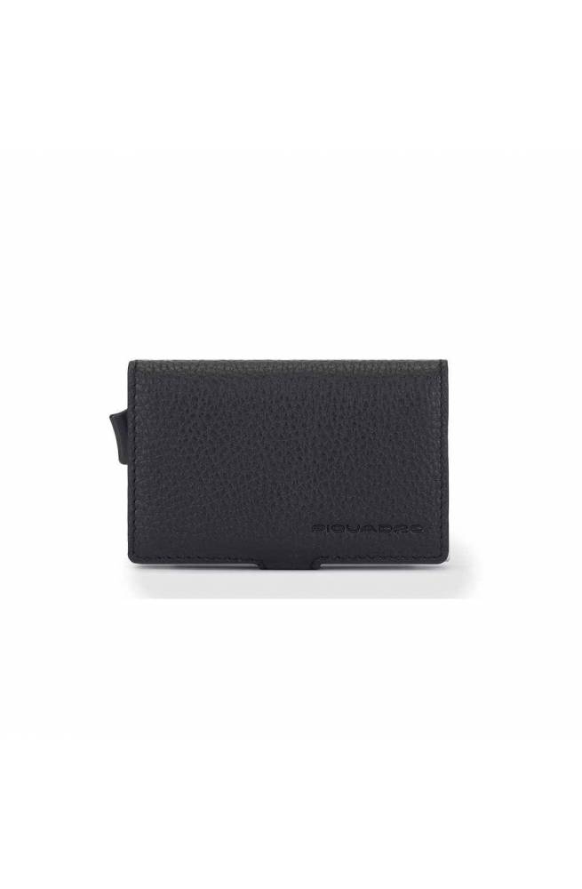 PIQUADRO Titular de la tarjeta Modus Unisex Negro - PP5649MOSR-N