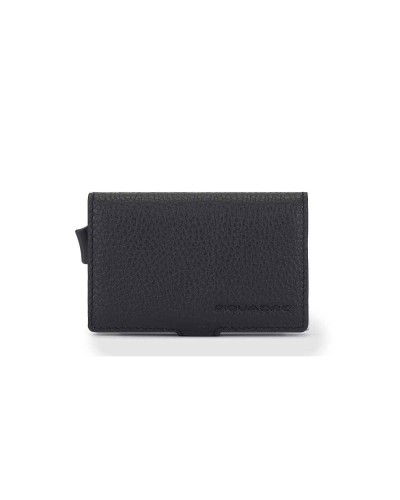 PIQUADRO Titular de la tarjeta Modus Unisex Negro - PP5649MOSR-N